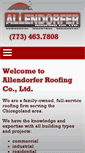 Mobile Screenshot of allendorferroofing.com